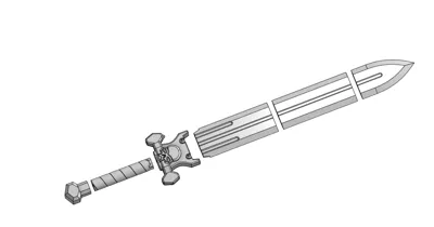 Power Sword(space marines 2) by ReProps2003 - MakerWorld