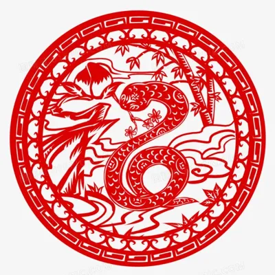 Auspicious Snake Window Lattice