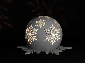 Snowflake Candle Holder