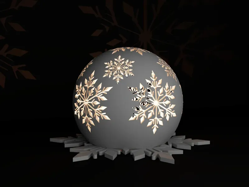 Snowflake Candle Holder  