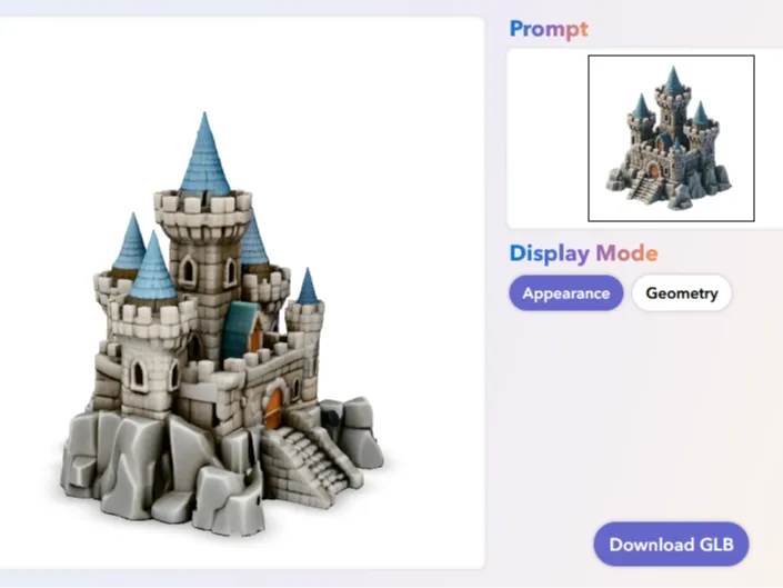 AI generated castle