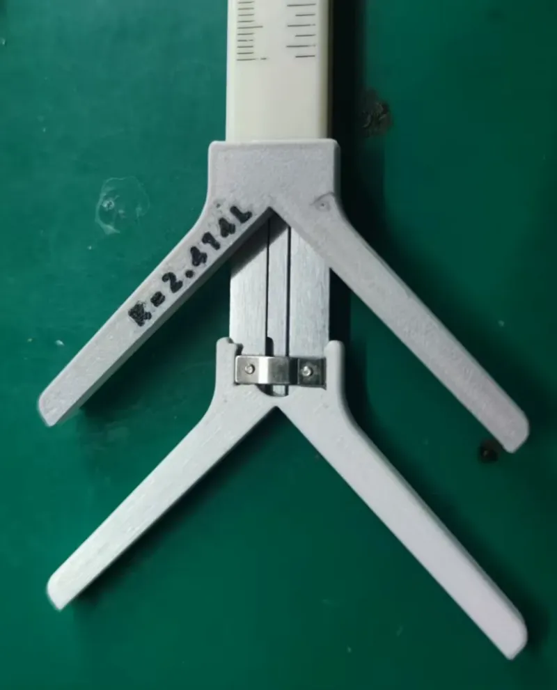 游标卡尺测圆角模块