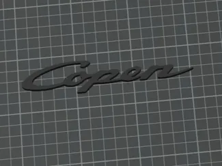 Copen-Schriftzug