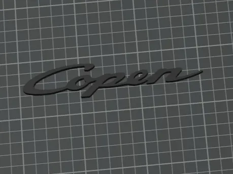 Copen-Schriftzug
