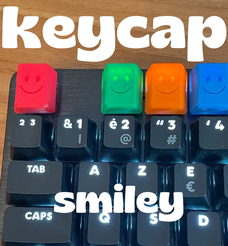 smiley keycap