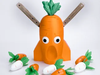 Shocked Carrot Knife Holder
