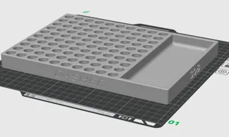 308/Dasher/BRA 100 Reloading block with tray