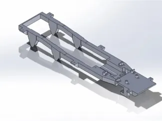 完整的 WPL D12 卡车底盘