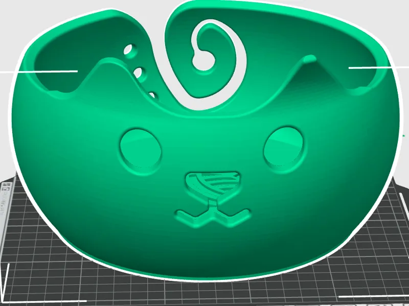 Enlarged Cat Yarn Bowl