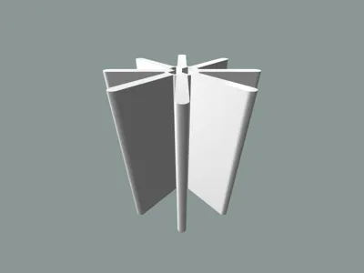 vacuum engine 8 blade turbine
