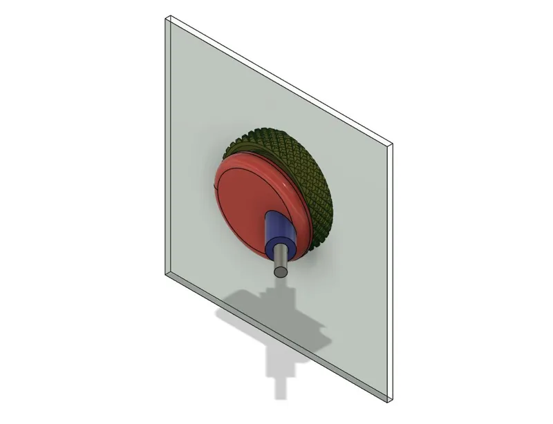 Bowden Tube 45 Degree Wall Pass-Through