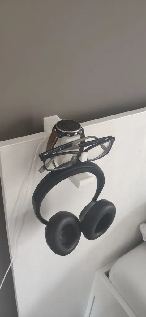 Watch + Headphones + Glasses Headrest Hanger