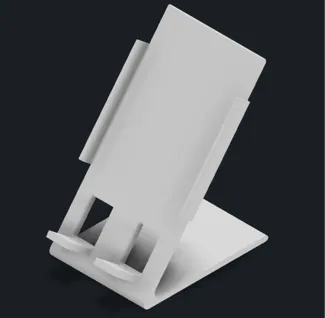 3d Phone stand with charging space