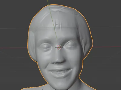 julie andrew head sculpt