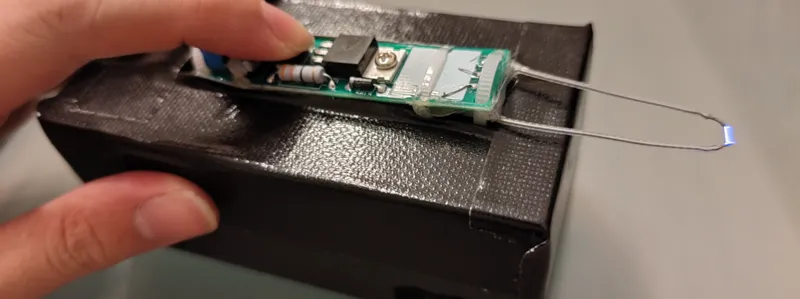 arc lighter with battery shield thingy XD