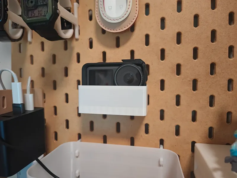 IKEA Skadis DJI Osmo Action 3 Holder