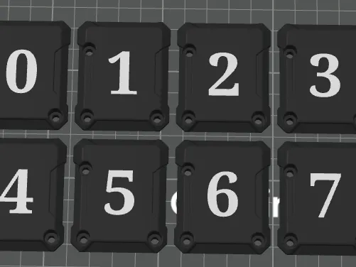 CoPrint CX-1 Covers with number