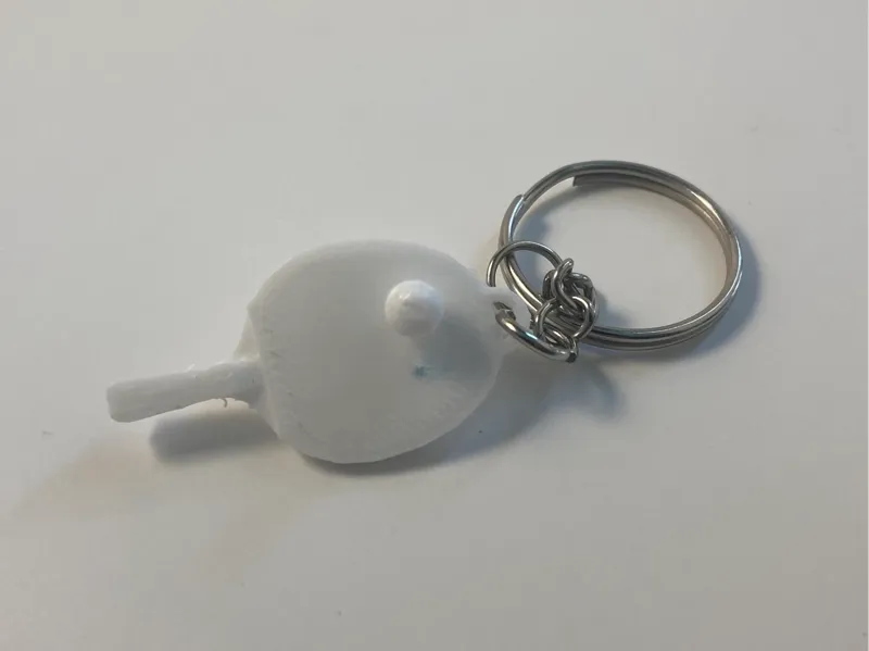 Ping Pong Keychain