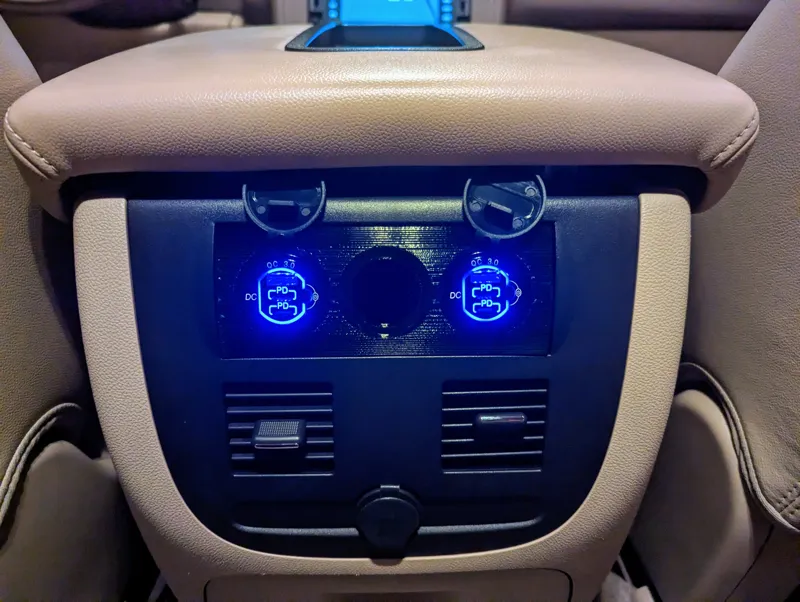 Chevy Rear Seat Media USB Panel