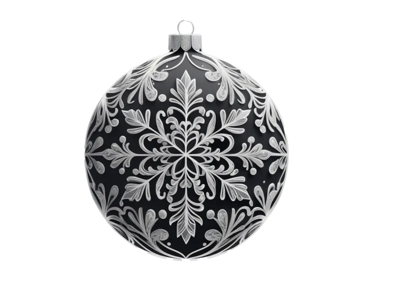 Snowflake bauble