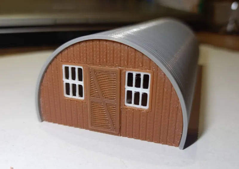 Nissenhütte / Nissen Hut in H0 / 1:87