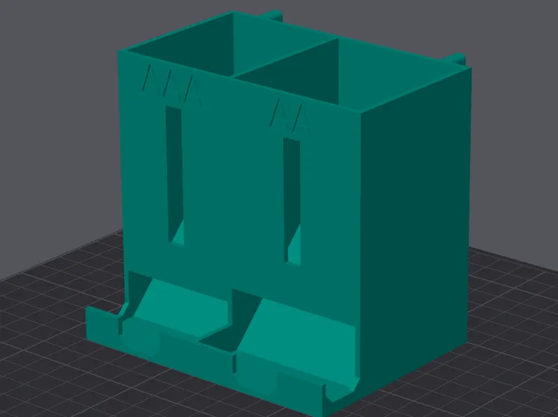 Skådis AA and AAA battery dispenser