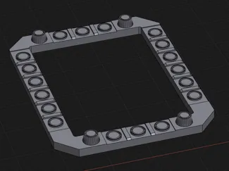 Cockpit MFDs and buttons