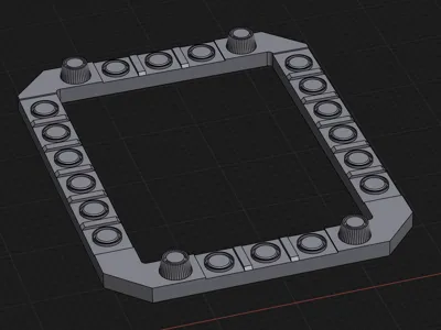 Cockpit MFDs and buttons