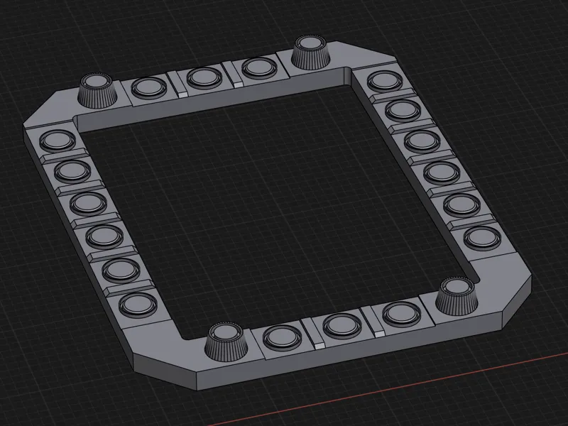 Cockpit MFDs and buttons