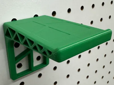 Lay Flat Peg Board Spool Holder Storage