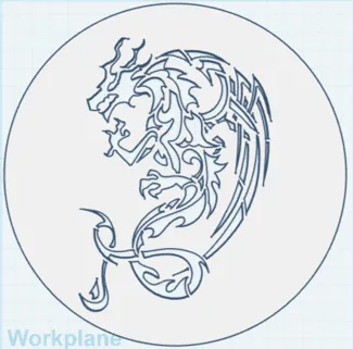 Dragon Stencil