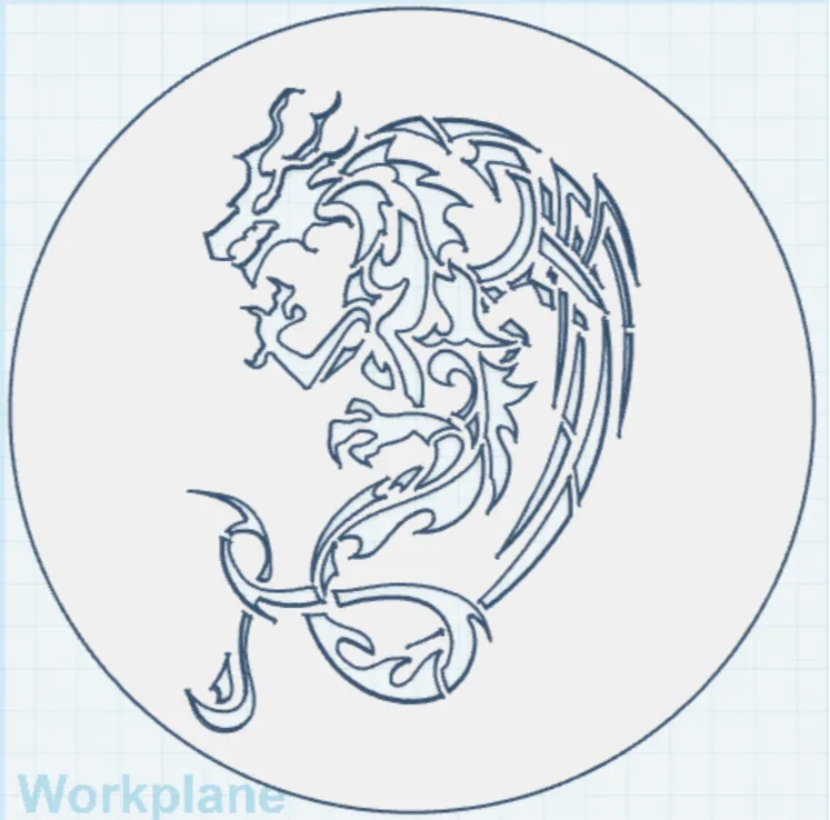 Dragon Stencil