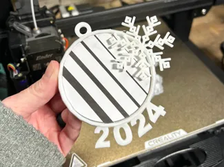 2024 photo ornament