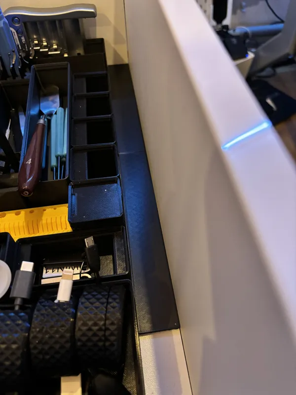 Gridfinity Ikea Besta drawer filler