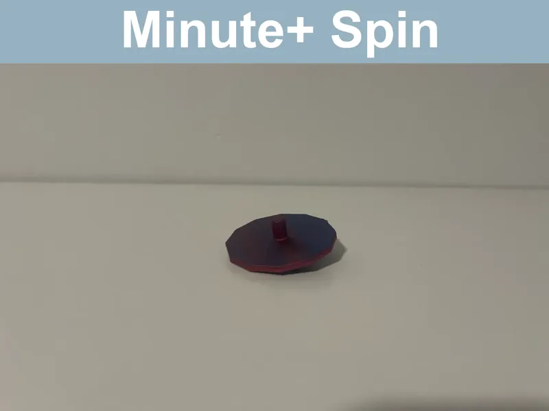 Spinning Top Low Poly (Spins Really Well)