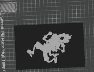 1st poster Luffy silhouette