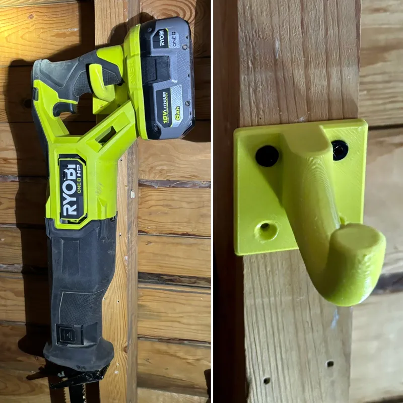 Ryobi 18v Reciprocating Saw Holder (Narrow Remix)