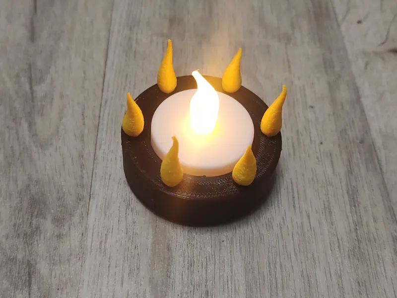 Stojan na led svíčku