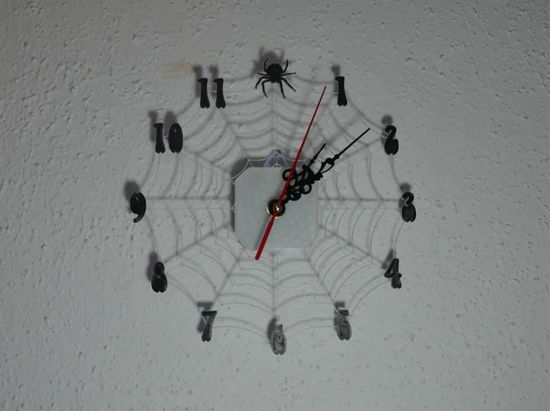 Spiderweb Clock - Halloween Special