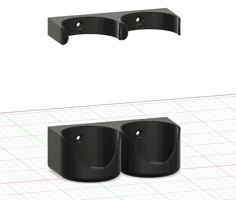 Flying rod tube holder - 65 mm diameter