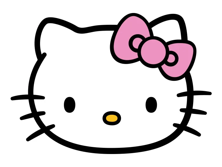 Simple hello kitty shape