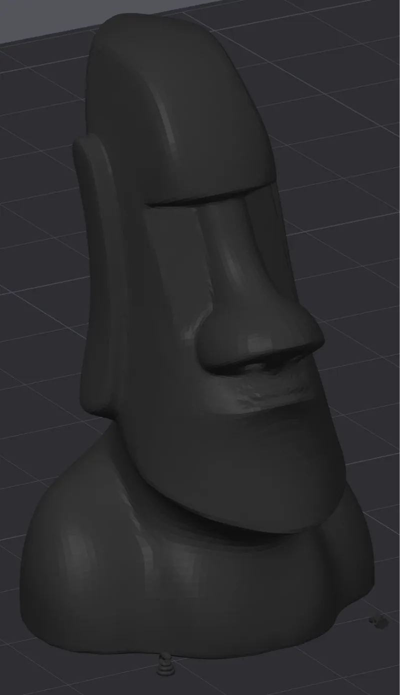 Easter Island Head Desk Piece not monopoly sized