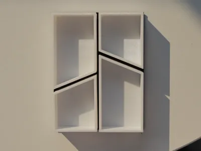 Bambu logo-style organizer, detachable