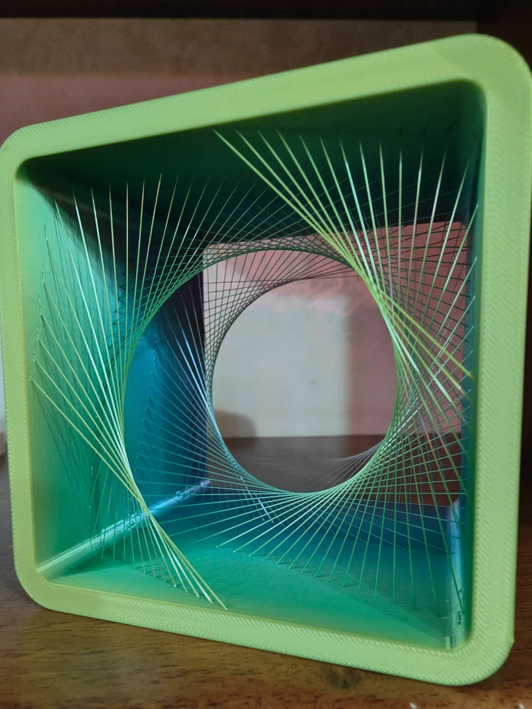 CUBE STRING ART view 3
