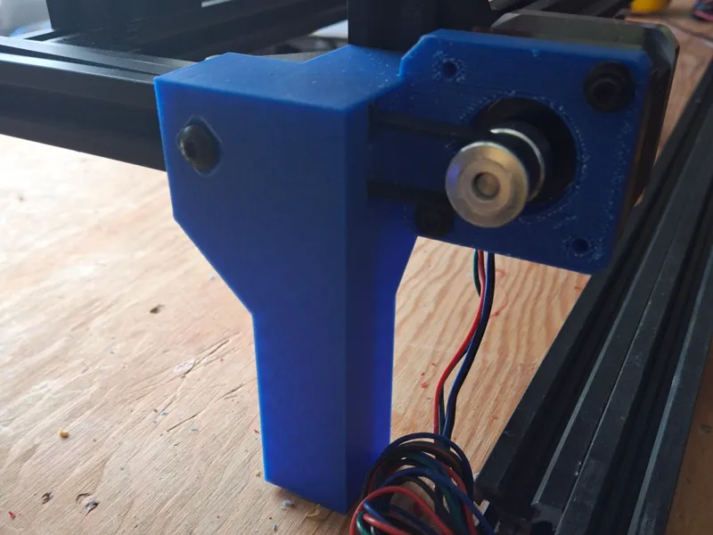 engraver feet with pully and motor brackets