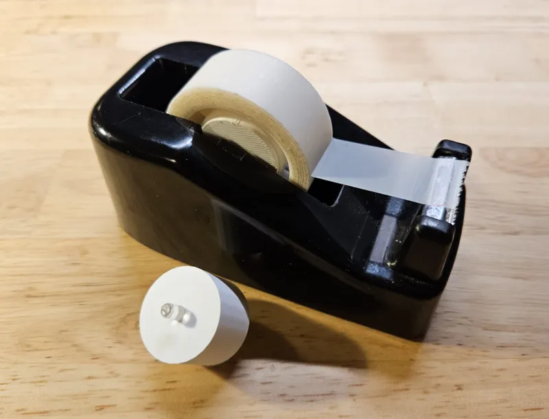 Tapedispense roll replacement parametric