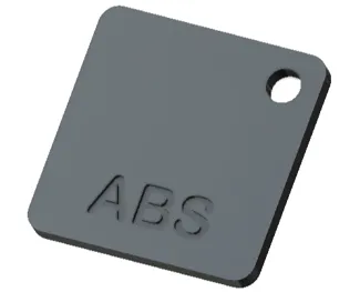 ABS Filament Swatch