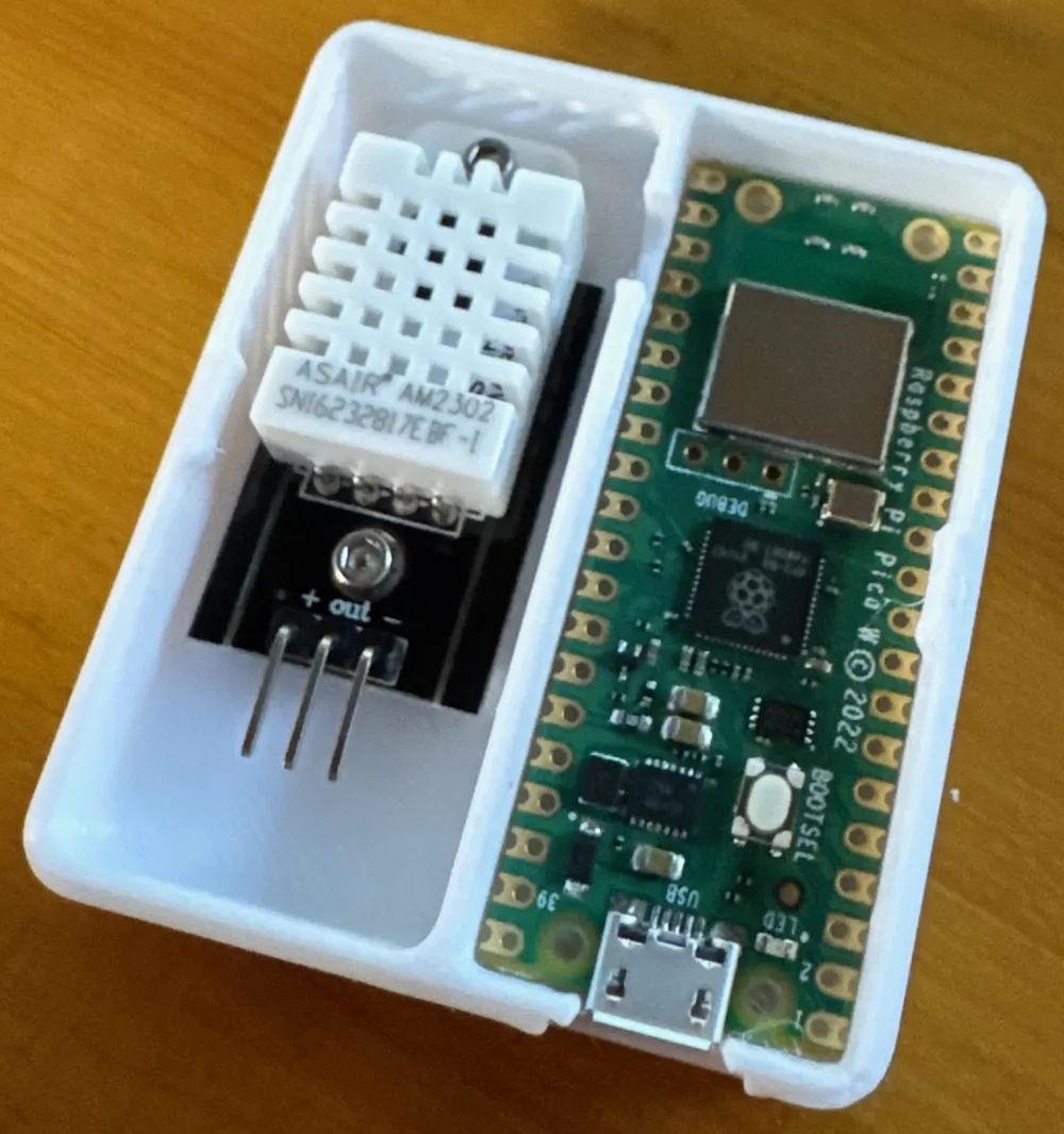 Raspberry Pi Pico W DHT22 Temperature Sensor Case by OpenSrcArchery ...