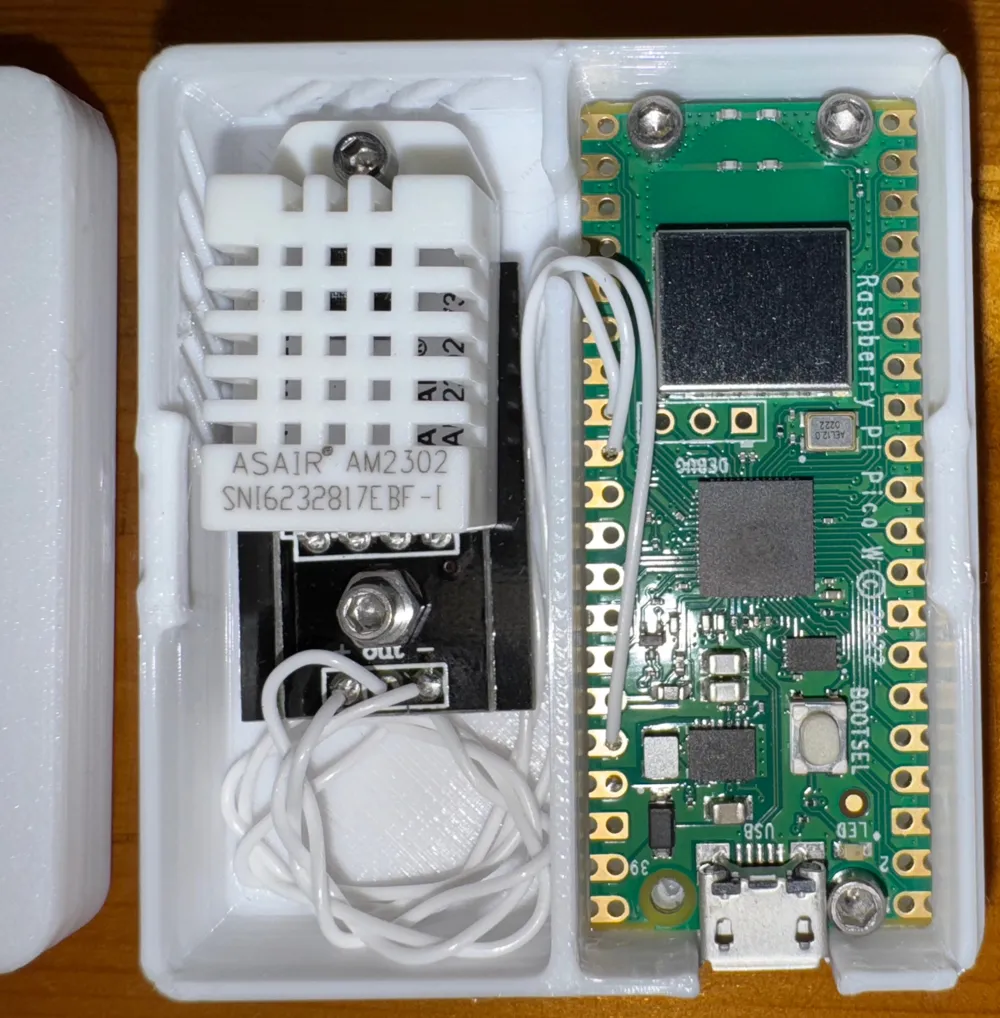 Raspberry Pi Pico W DHT22 Temperature Sensor Case by OpenSrcArchery ...