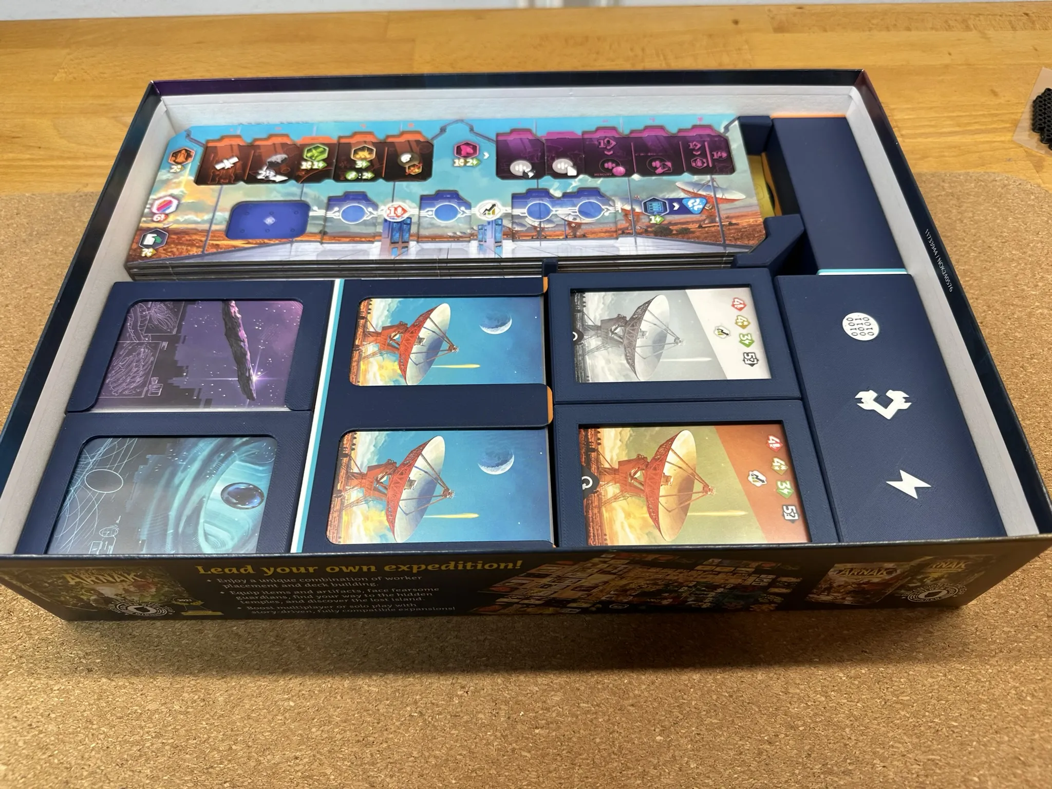 SETI Boardgame Insert Organizer - Free 3D Print Model - MakerWorld